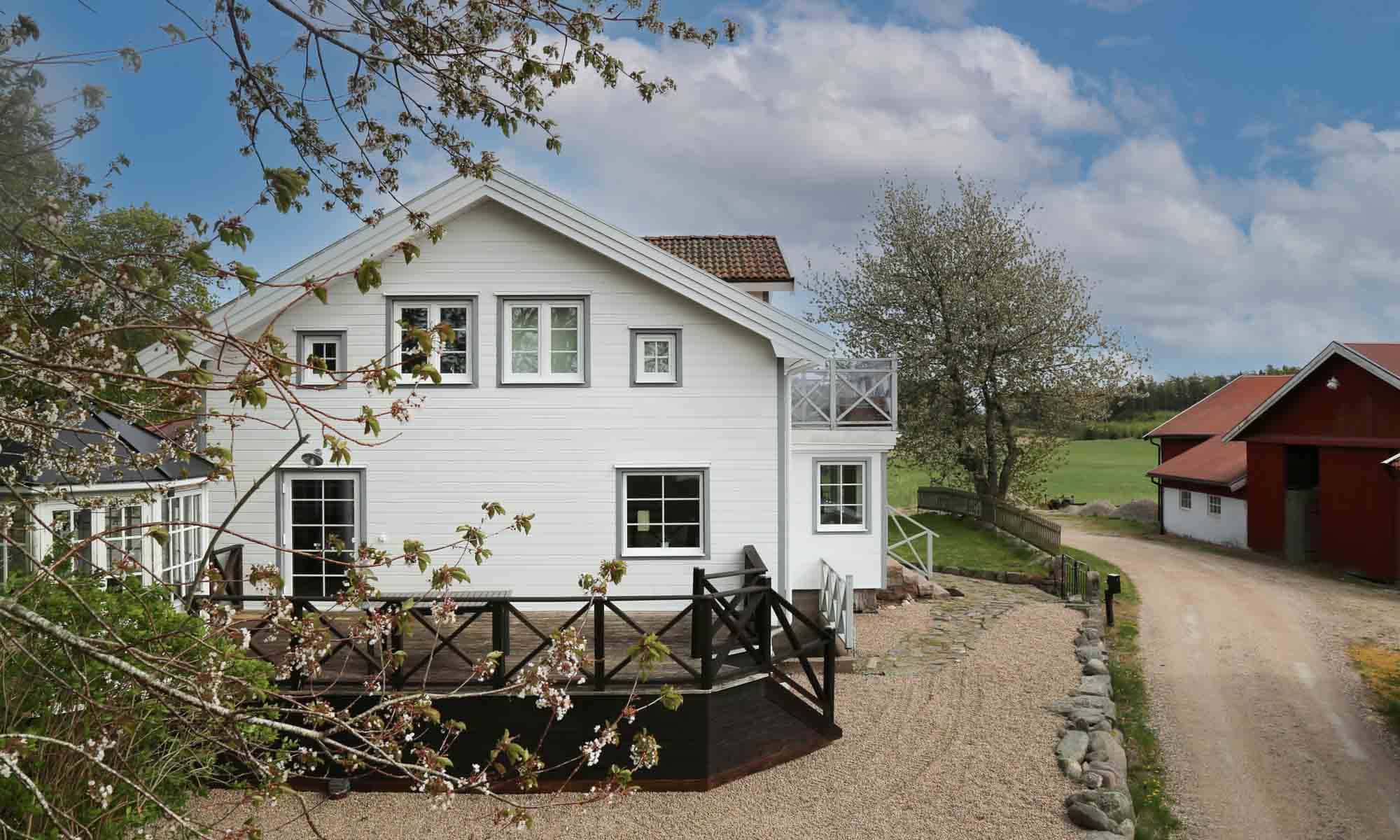 Villa med underhållsfri OnceWall-fasad
