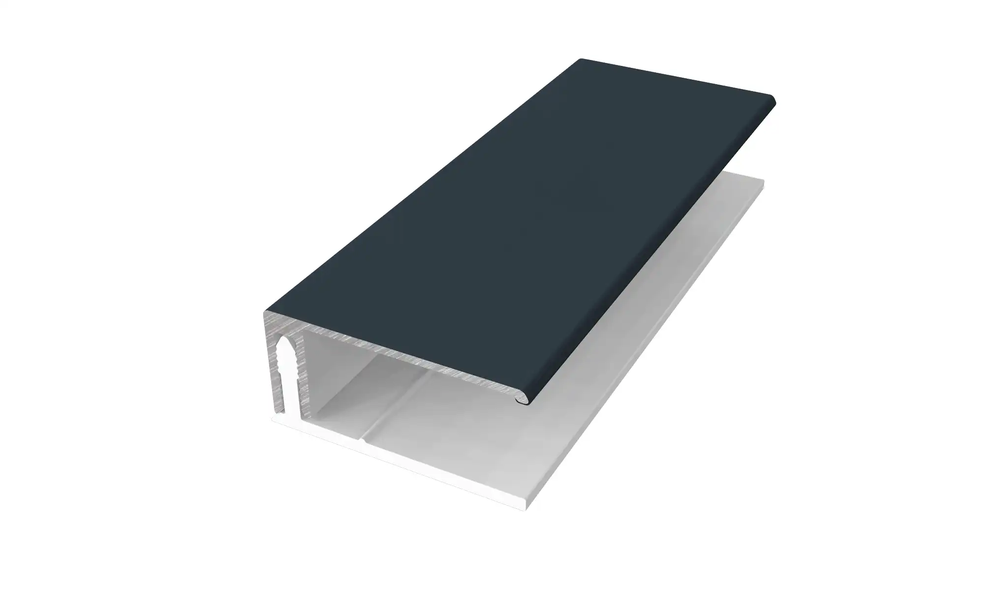 U-Profil (2 Del) Aluminium / PVC Folierad Antracitgrå