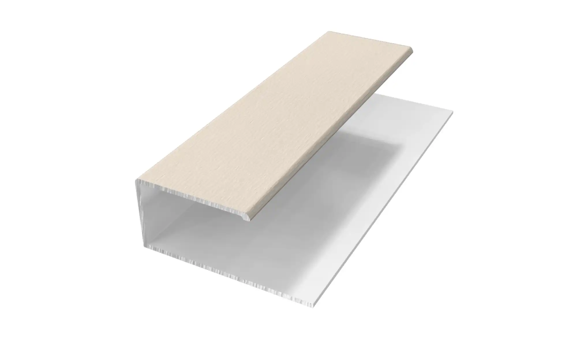 U-Profil (1 Del) Alu/PVC Folierad Antikvit