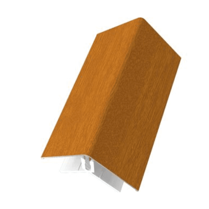 Ytterhörn (2 Del) Aluminium / PVC Folierad Ljus Ek