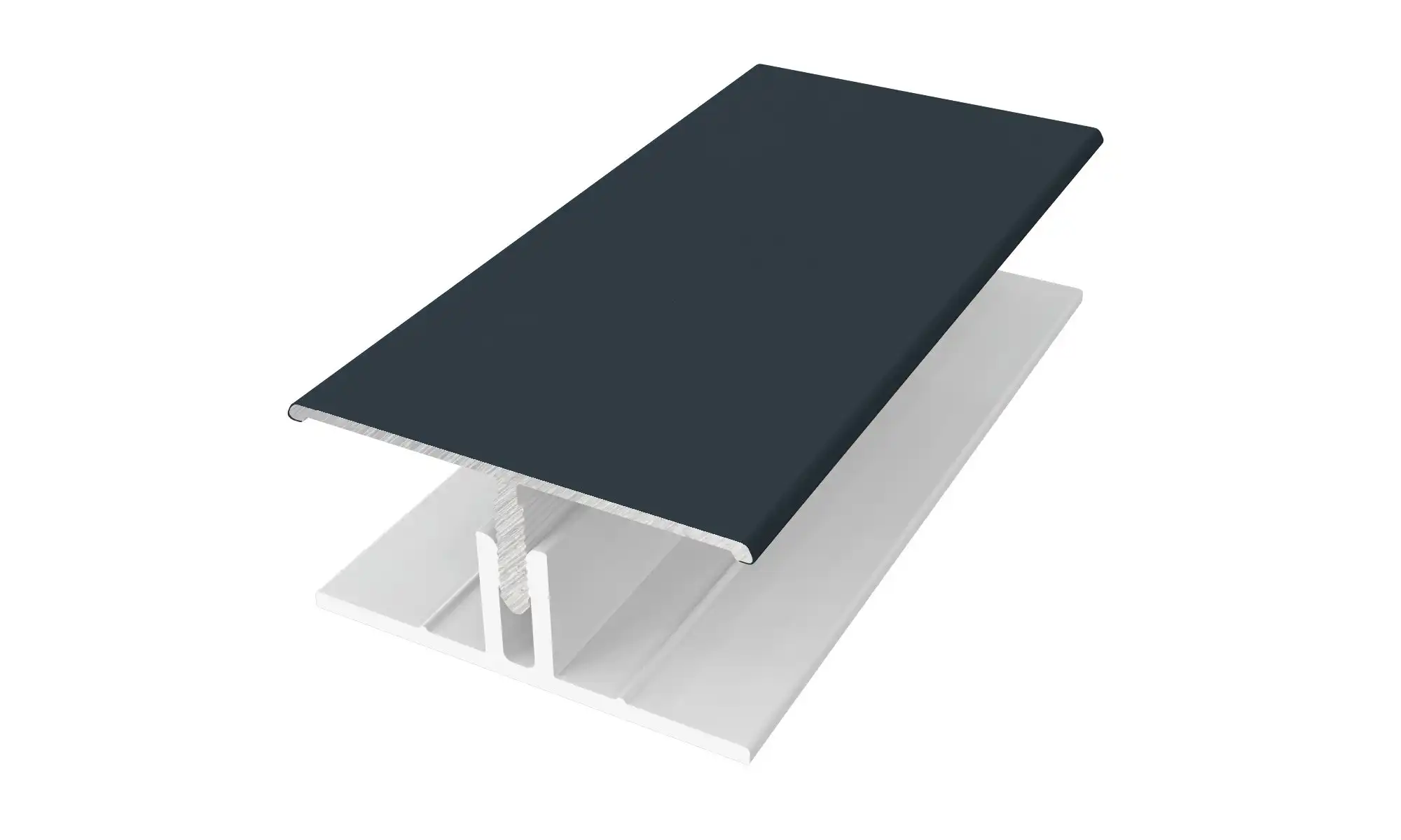H-Profil (2 Del) Aluminium / PVC Folierad Antracitgrå