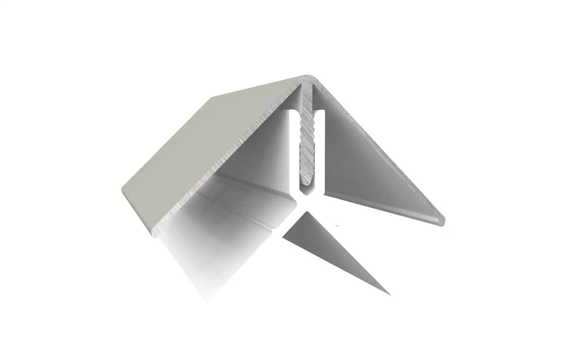 Ytterhörn (2 Del) Aluminium / PVC Dimgrå Lackad