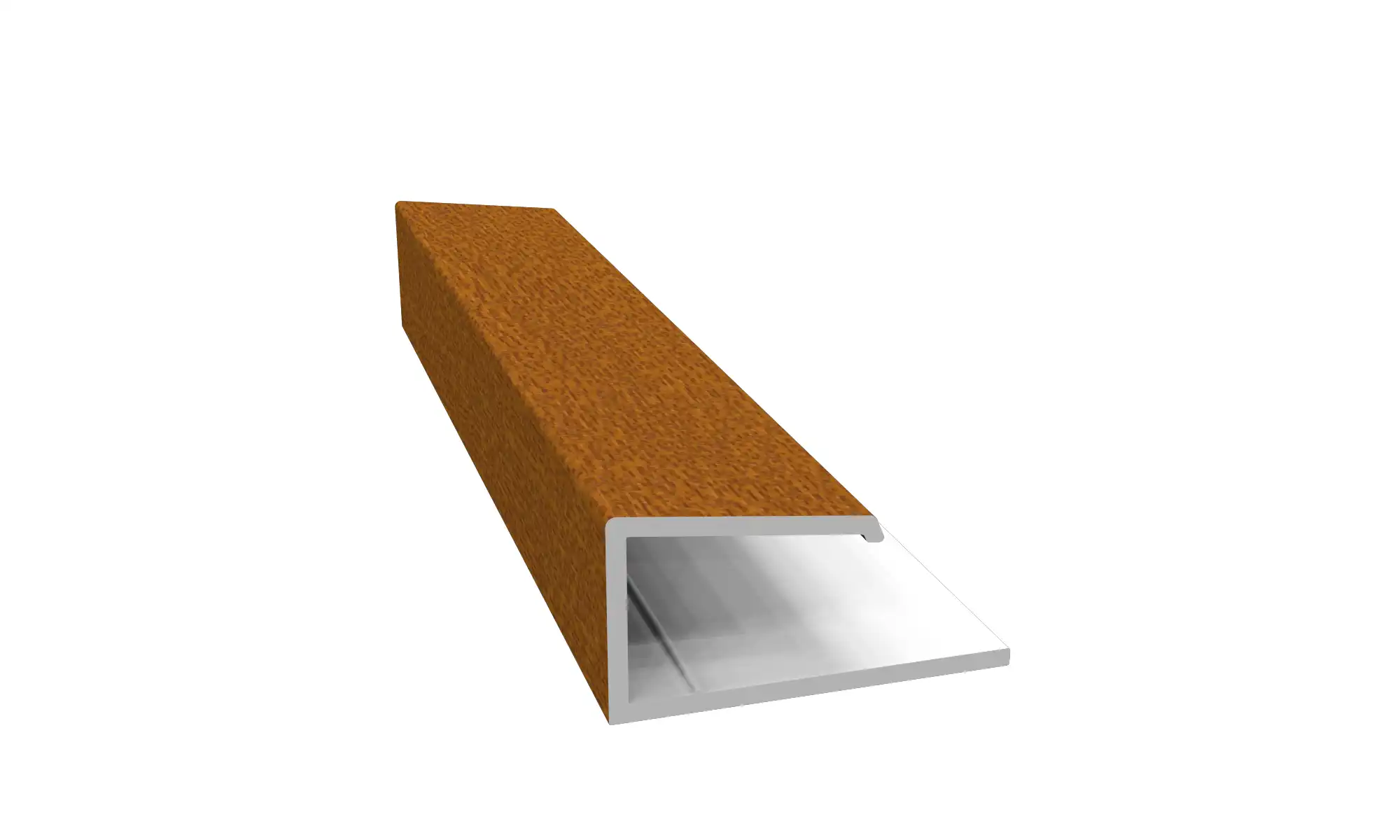 U-Profil (1 Del) PVC Folierad Ljus ek