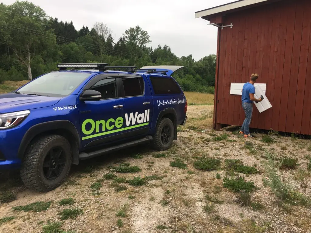 punktbelastnings test OnceWall