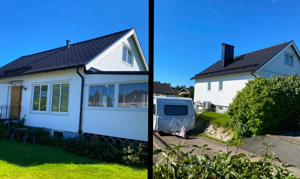 Inglasad veranda med OnceWall