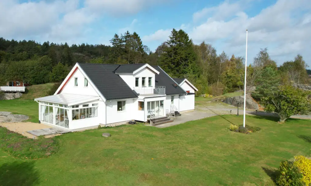 Fint hus på Leby med Västkustpanel