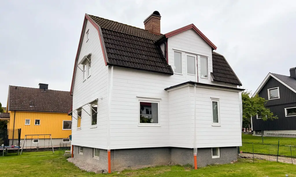 Panel modell Sverige, tak modell mansard.