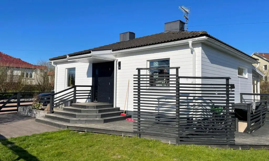 Liggande montage med Exklusivpanel i Tibro