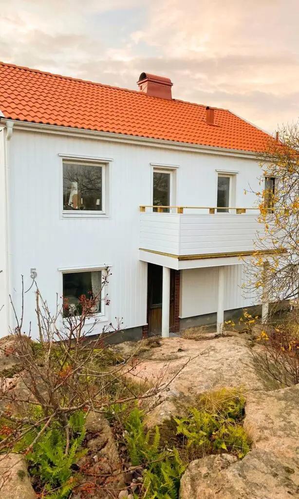 50-talshus med Exklusivpanelen stående