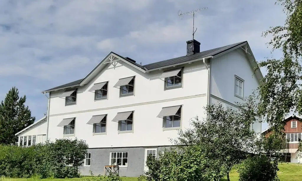 Stående Sverigepanel vid Höga Kusten